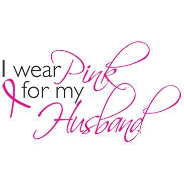 Breast Cancer Awareness - Short Sleeve - Ladies - I Wear Pink for My Husband
