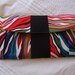Rainbow Zebra Clutch-Designer Purse-Alexander Henry