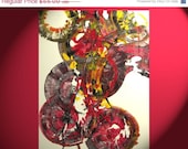 Spring Sale - Abstract Painting - Red Circles - 11x14 Modern Art - ORIGINAL - Red HOT Red - 1001.042412 - Modern Home Decor