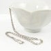 30 Inch Silver Necklace Medium Link Silver Plated Long Chain Necklace