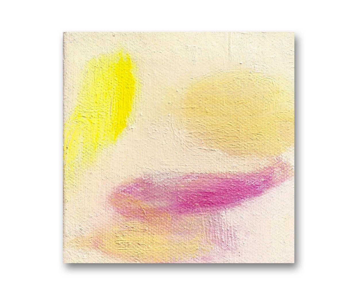 Contemporary Abstract art - Mini oil on canvas 4"x4"