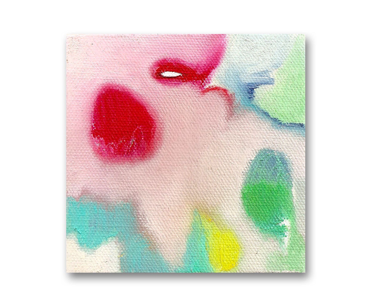 Mini canvas art - Original oil painting on canvas 4"x4"