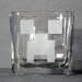 Set of 4 Creeper Inspired Square Glass Votives, Square Glasses, Square Mugs, Square Creeper Jars