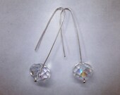 Crystal hook earrings