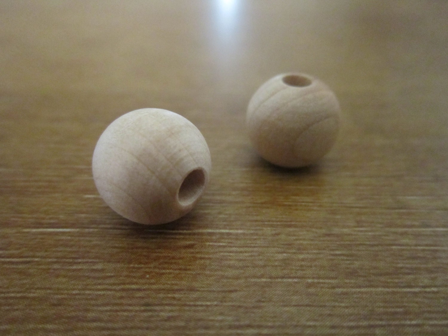 Natural Round Wood Slider For plusSound Custom IEM and Headphone Cables
