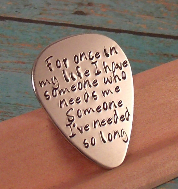 Love quotes Guitar Pick-Perfect Gift for a Grooms Wedding gift-husband-boyfriend-bridesmaid