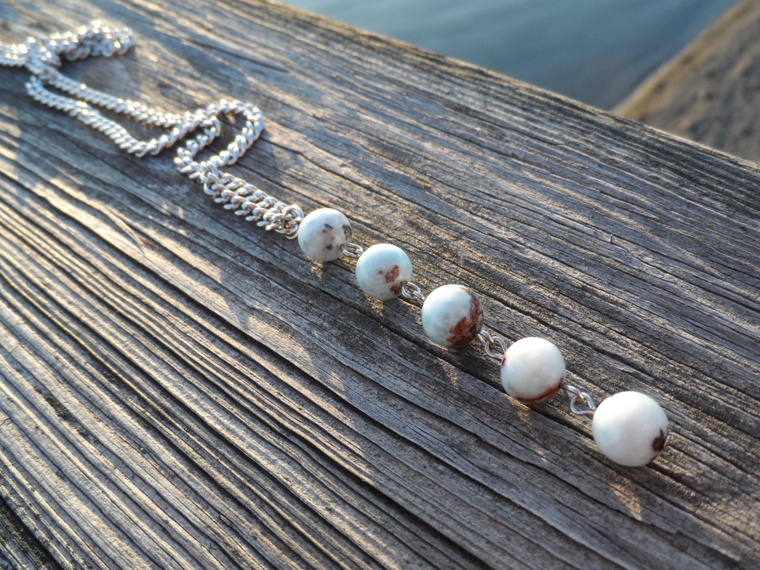 Larimar Drop Necklace