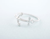 Anchor Ring in Silver