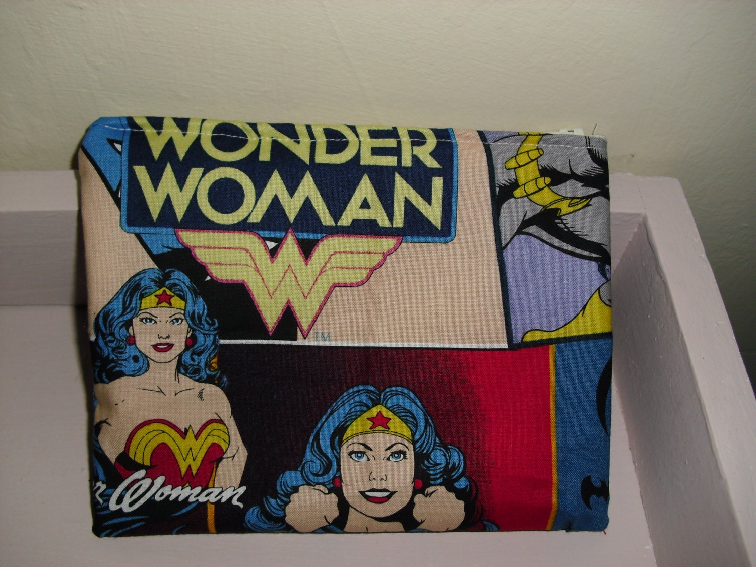 Wonder Woman D C Comic Books, Super Heros Fabric Make Up/Cosmetic Bag