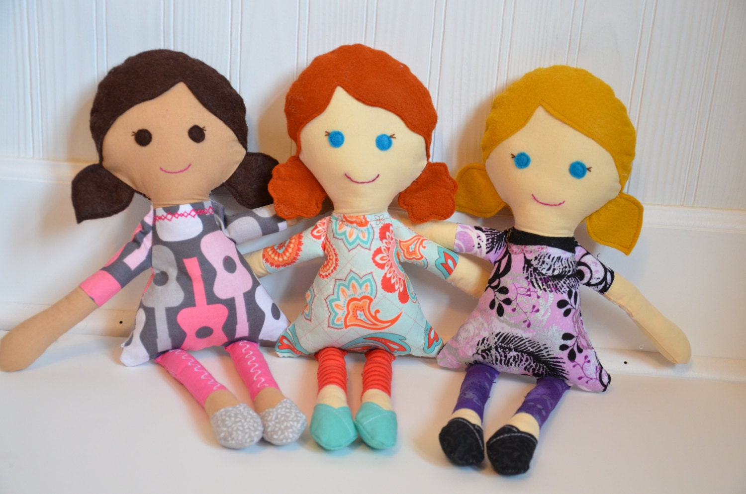 Custom Rag Doll - Cloth Doll - OOAK Personalized Waldorf Inspired Fabric Doll