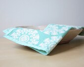 Cloth Napkins in Graceful Tiffany - Dinner Size Napkin