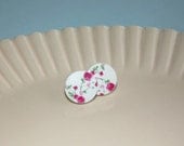 Pink Rose Garden Earrings