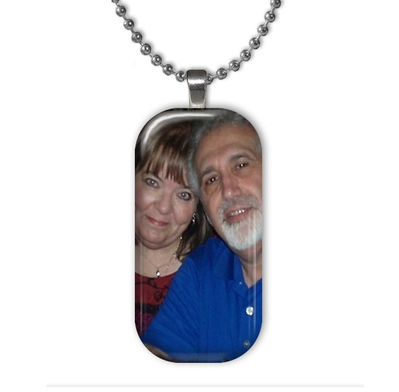 Custom Photo Rectangle Glass Tile Pendant