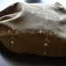 Linen Bread Bags - Olive or Light Burnt Orange with Embroidered Flowers - Baguette or Large Bag