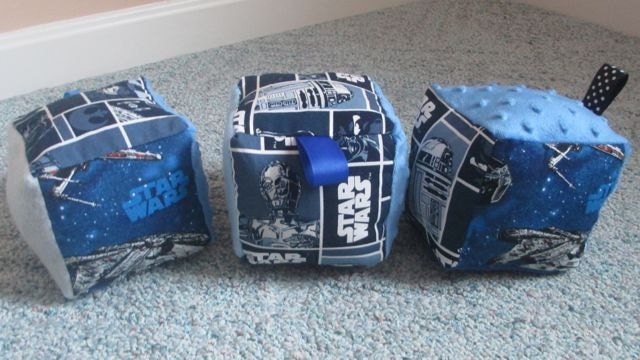 Star Wars themed soft baby blocks