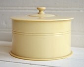 1920's Vintage Celluloid French Ivory Rare Double Lid Receiver