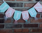 Shabby Chic Custom Name Banner