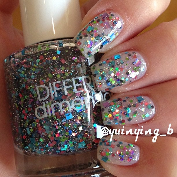 Squarey Hexy - Hand Mixed Nail Polish -15ml (.5oz)