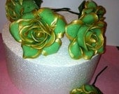 Roses, Fondant,  Gum Paste, Weddings, Cake Topper, Cupcake, Birthdays, Baby Shower, Baby Shower, Baby Reveal, Cake