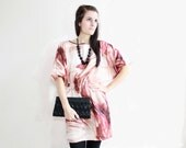 PETITES - MEDIUM Pink Kimono Sleeve Dress with Elastic Waist
