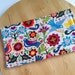Handmade Clutch Purse - Mexican style cotton print / Birds & Flora/ Bright Colours