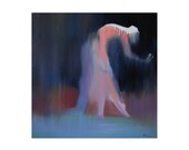 Love Couple Print - Love Dance Art - Dancer Canvas Art Print from original oil painting by Yuri Pysar