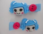 Lalaloopsy Mittens fluff n stuff hair clips