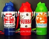 Personalized Water Bottle with Snack Holder