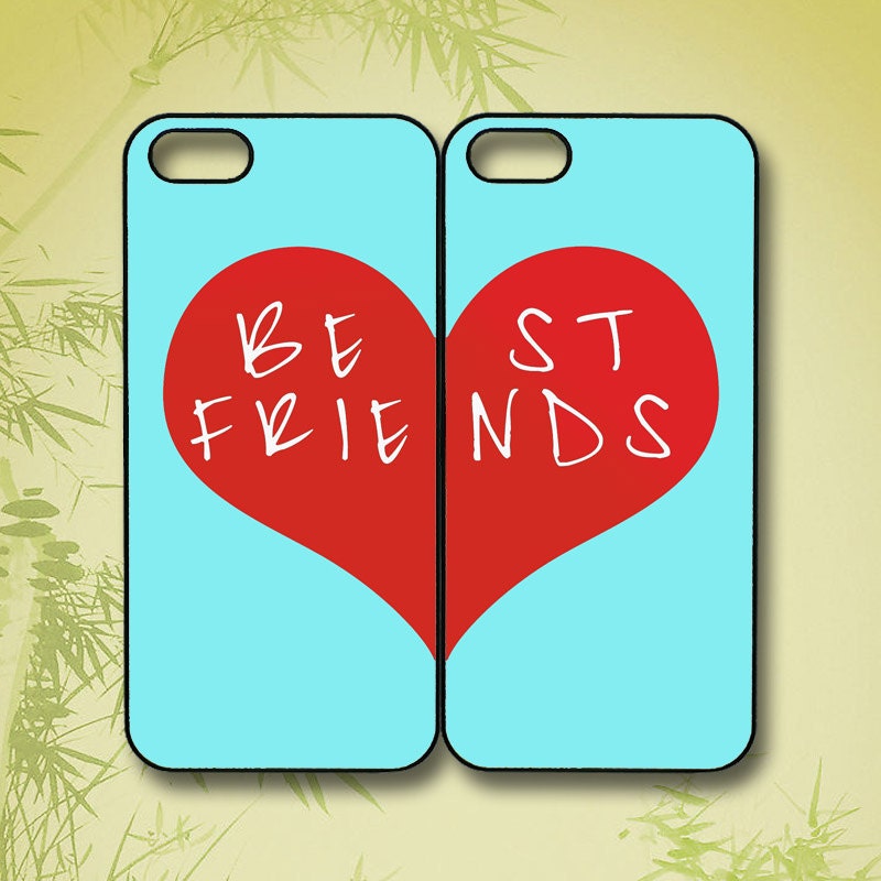 Best Friends in pairs - iPhone 4 Case, iPhone 5 Case, Samsung Galaxy S4 case, Samsung Galaxy S3 case, Samsung Galaxy note 2 case, Custom