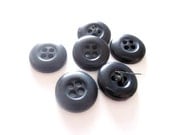 6 Vintage 1940s Navy Bakelite Buttons