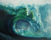 Eternal Wave 1 - Silk Batik Painting