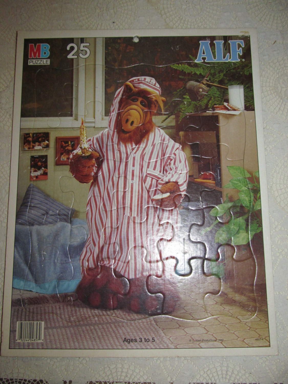 Cookie NO Cat ALF Alien Life Form SciFi TV Show 1987 80s Nostalgia Alf Doll Puzzle