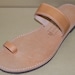 brown leather sandal genuine leather at any size