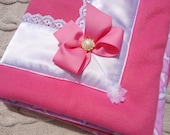 Baby Blanket Pink Baby Blanket Flannel Baby Blanket Fleese Girl Baby Blanket Newborn Gift Baby Bedding Ready To Ship