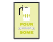 Catherineholm Pour Yourself Some Coffee Wall Art Print 13x19