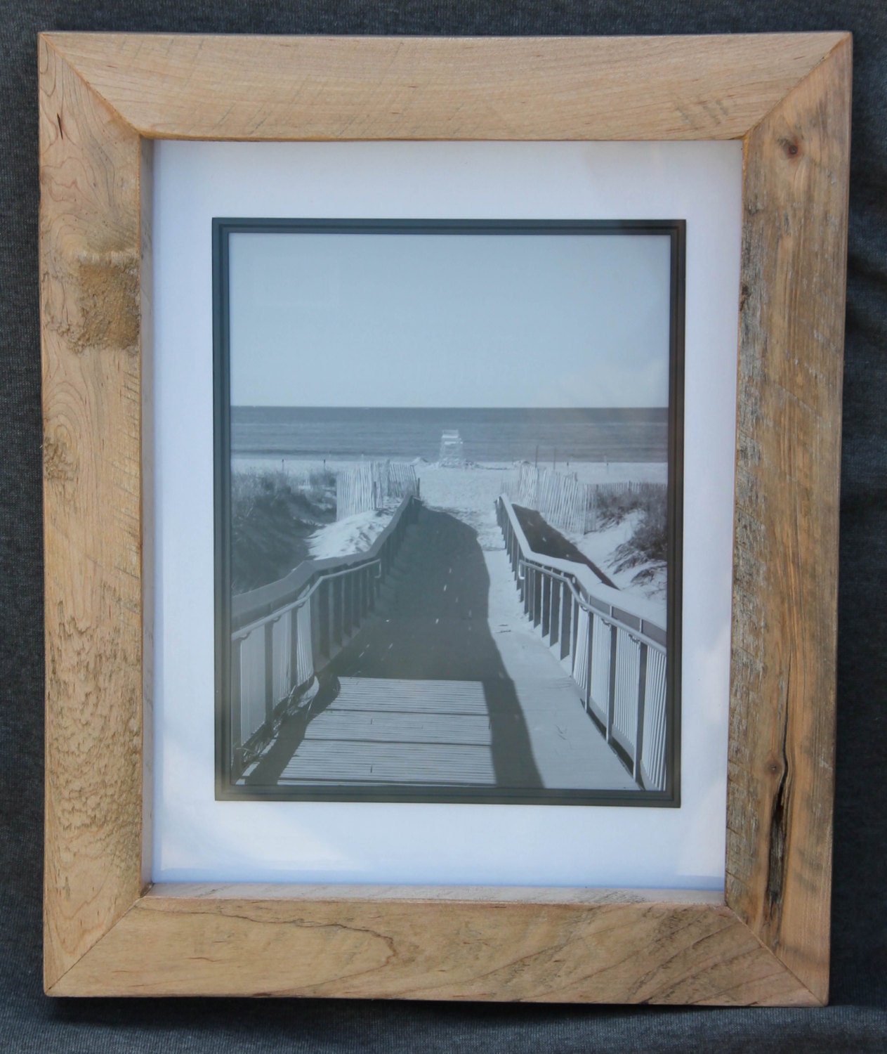 Fine Art Photography Beach Walkway, Ocean Photography, Handmade Wood Frames, Landscape Photography, Wall Decor