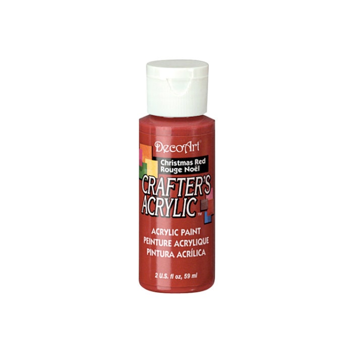 Christmas Red DecoArt Crafters Acrylic Paint - 2 oz. Bottle - Art Craft Paint Supplies Il_170x135