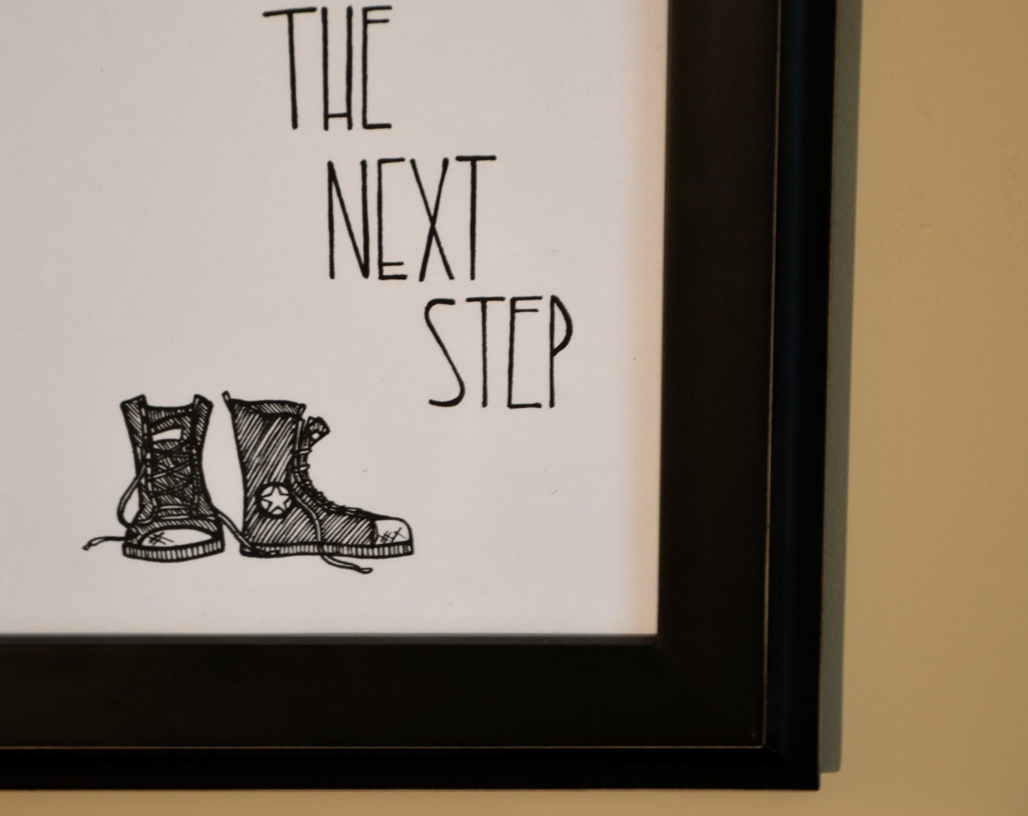 Take The Next Step - Inspirational Print - 8x10in.