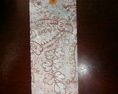 Handmade Floral Paper Bookmark
