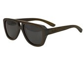 WoodRoze Wooden Sunglasses // Brown Bamboo // Polarized Grey Lens // Barge