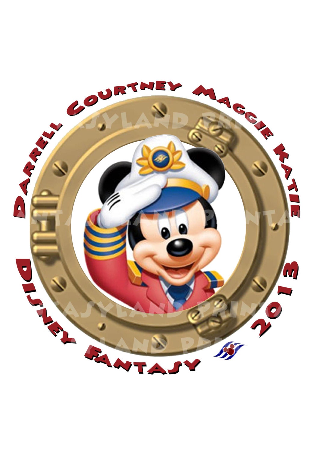 Disney Cruise Disney Dream Disney Magic  Personalized  you print Printable Iron Transfer Disney Wonder Disney Fantasy Shirt Magnet Door