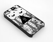 iPhone case 5, 4s - 4. Crap - Black and white.