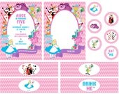 Alice in Wonderland Theme Party Pack - Alice & Friends - DIY - Printable Il_170x135