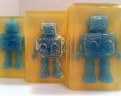 Beep-Boop-Bots- Robot Glycerin Soap- Cucumber Melon