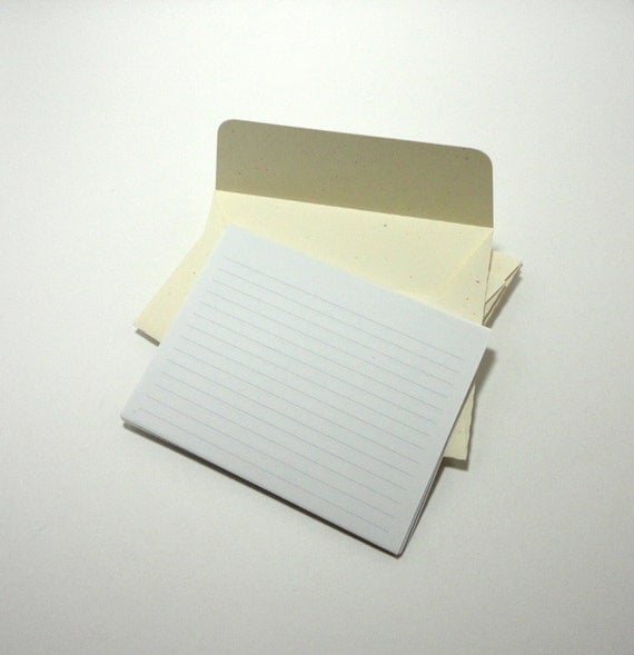 Recycled Stationery Set - Speckled Cream Il_570xn