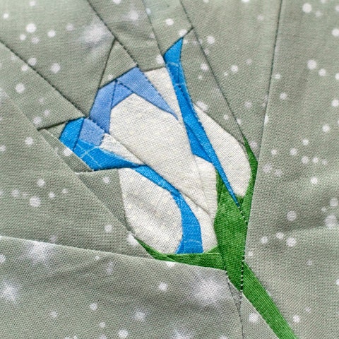 Winter Rose - Paper Piecing