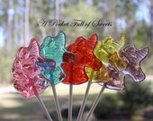 12 RAINBOW Colors UNICORN Party Barley Sugar Hard Candy Lollipops Suckers Birthday Party Gifts
