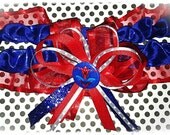 Spiderman, batman, superman, super hero custom garter. Made to order