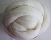 Felting or Spinning wool Natural French Merino Wool Roving - Undyed  - Dyeable Fiber for Spinning and Felting - 100g.
