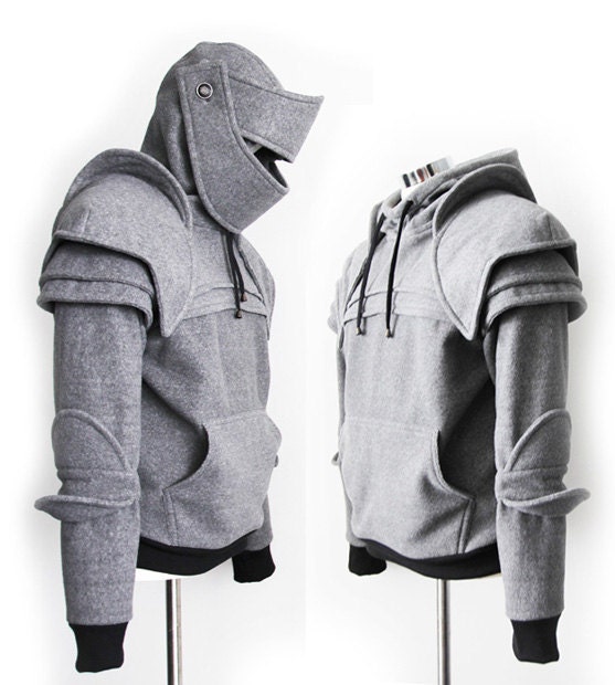 Duncan Armored Knight Hoodie(100% Handmade) Made To Order
